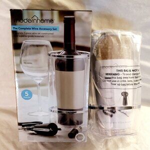 ModernHome "Complete 5-Piece Wine Accessory Set"-Made w/ Superior Grade Material